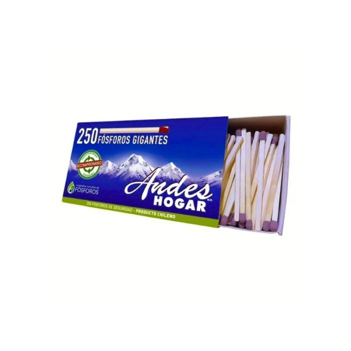 Fósforos - Andes 250 uni - Imagen 1